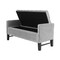 Emmaline PU Leather/Linen/Velvet Button Tufted Nailhead Trim Storage Bench
